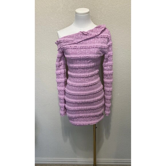 Missguided Dresses & Skirts - Missguided, Women’s, Lace, Bodycon Dress, Lilac, Size: XS